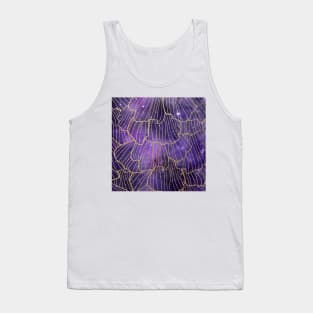 Galaxy petals - violet skies Tank Top